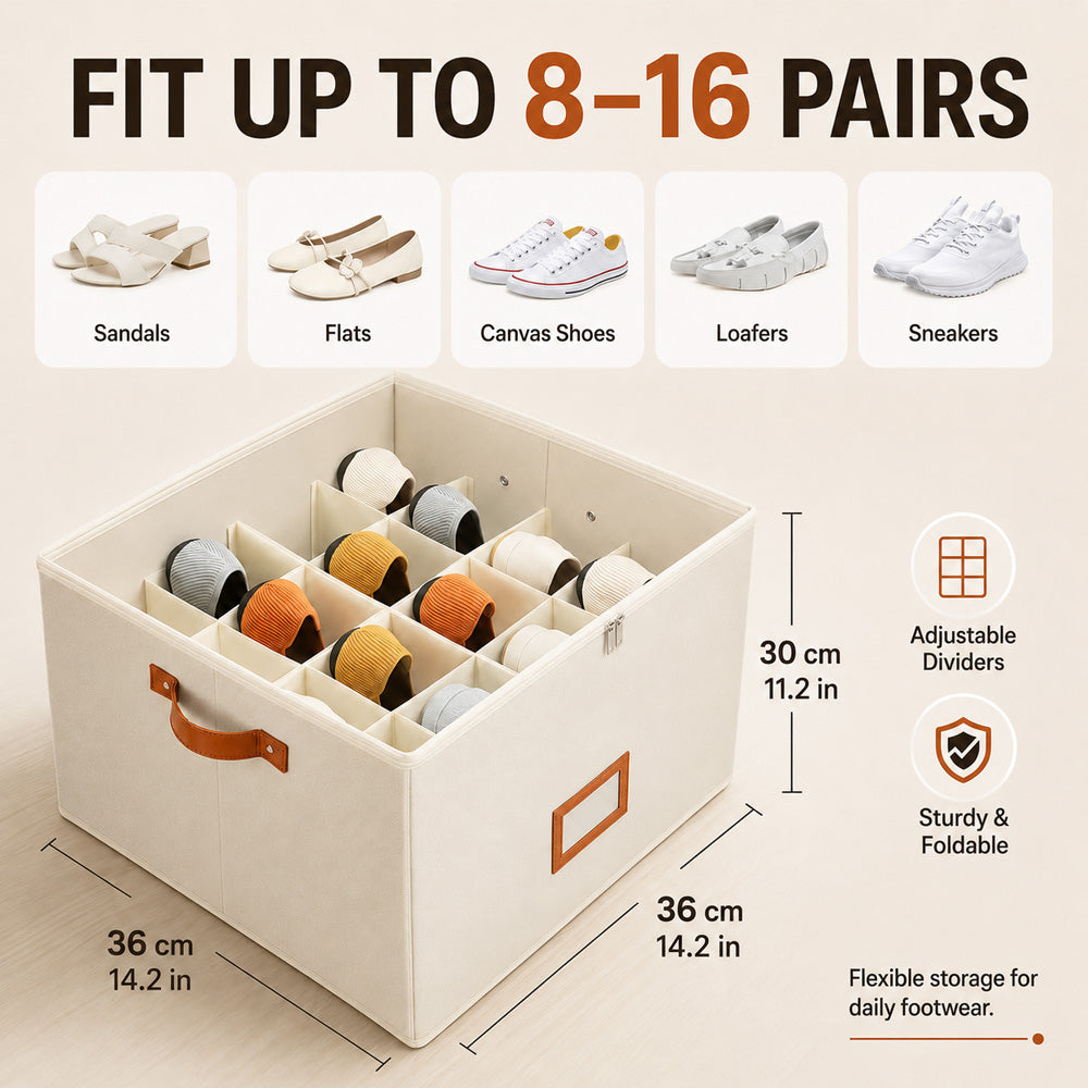 π₯ 49% OFF | Shoe Chaos? Fixed! π Smart Shoe Organizer