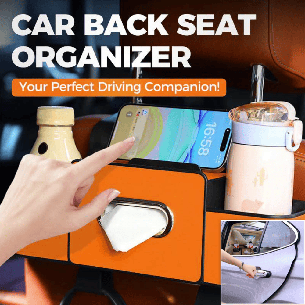 upsell⏳LAST DAY SALE 50% OFF!!⚡50K+ SOLD!✨Multifunctional car seat rear storage box