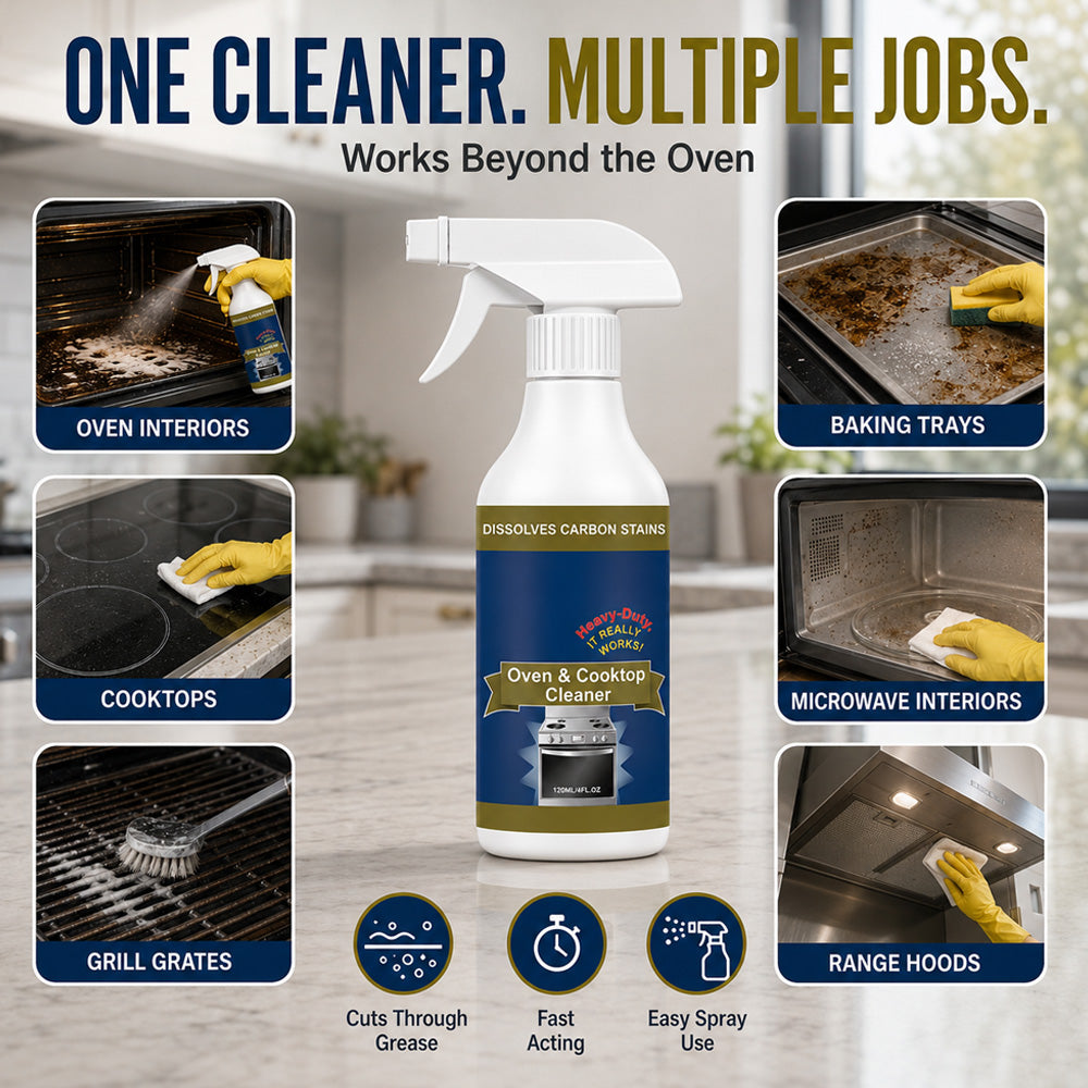 🔥LAST DAY 50% OFF🔥Heavy Duty Oven & Cooktop Cleaner Spray🧼