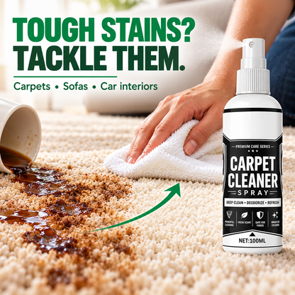 🏆 🏆Last Day Special Price £9.49! 🛋️Buy 1 Get 1 Free🎁 Deep Clean Carpet Spray – Industrial-Strength Formula | Perfect for Auto Interiors, Sofas & Rugs, Effortless Stain Removal ✨