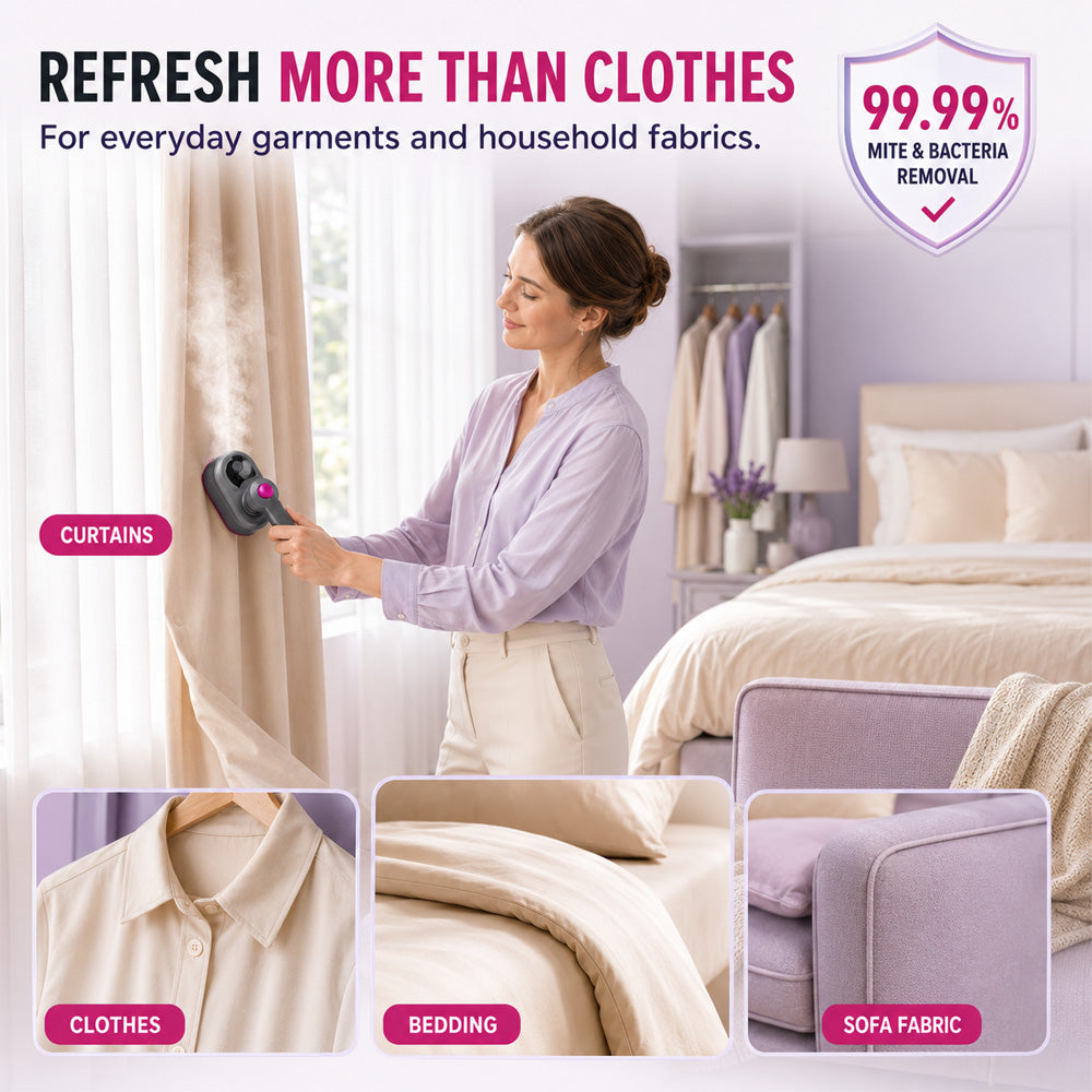 upsell💨💞2026 HOT SALE 50% OFF! 🧺Garment Steamer for Clothes Portable Travel Clothing Steamer Iron📍GB