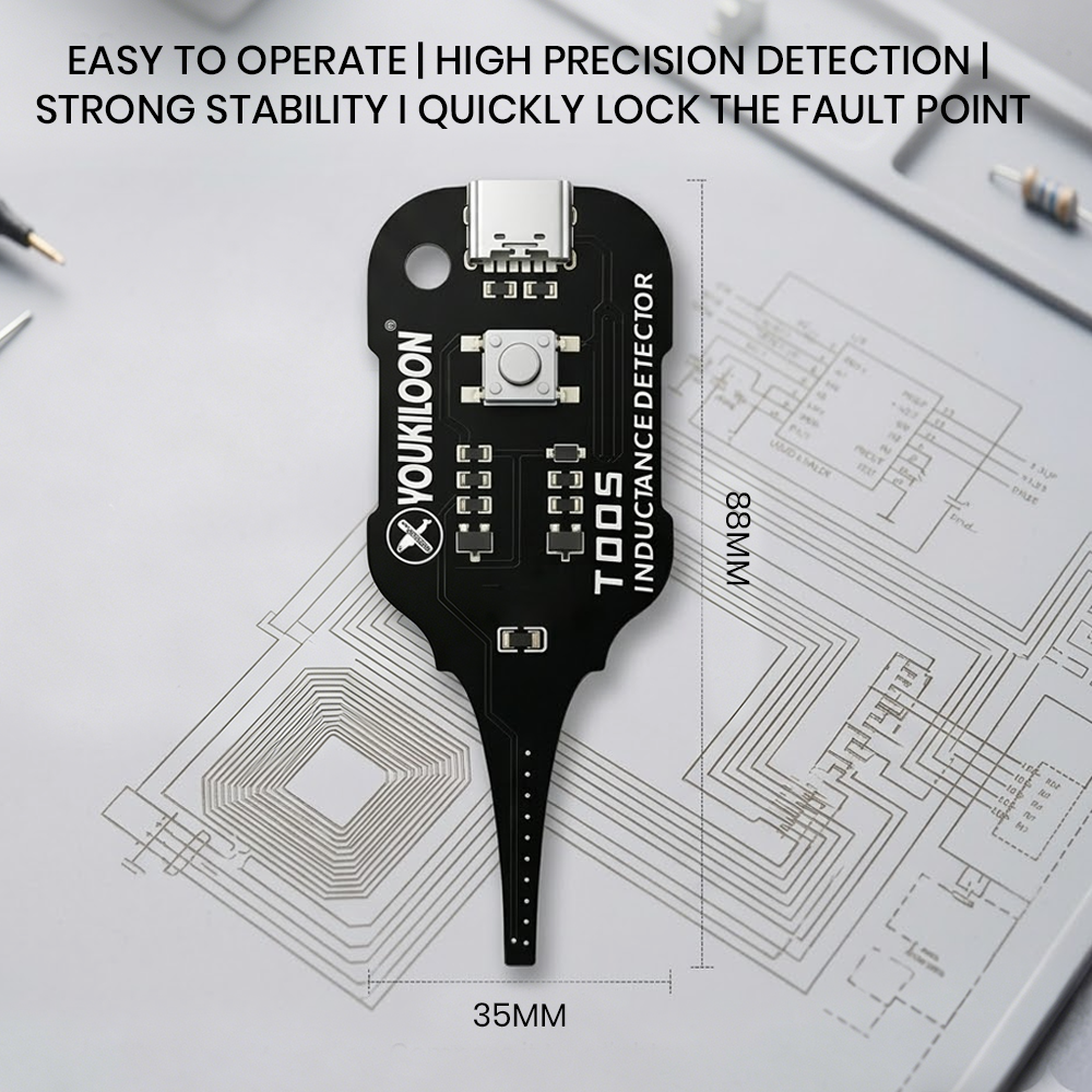 🥳2026 HOT SALE🥳💞50K+ SOLD!💡⚙️ 50% OFF! In-Circuit Inductor Tester – One-button simplicity, clear indicator. Non-contact, rapid diagnosis. A must-have for electronics repair. 📟🕊️