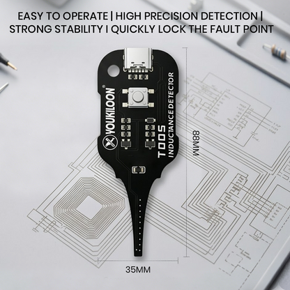 🥳2026 HOT SALE🥳💞50K+ SOLD!💡⚙️ 50% OFF! In-Circuit Inductor Tester – One-button simplicity, clear indicator. Non-contact, rapid diagnosis. A must-have for electronics repair. 📟🕊️