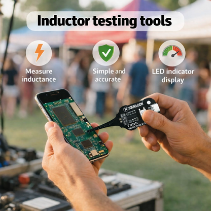 🥳2026 HOT SALE🥳💞50K+ SOLD!💡⚙️ 50% OFF! In-Circuit Inductor Tester – One-button simplicity, clear indicator. Non-contact, rapid diagnosis. A must-have for electronics repair. 📟🕊️