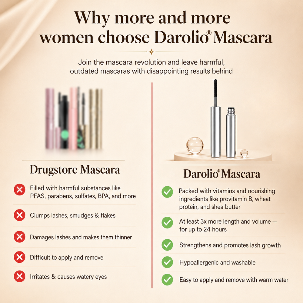 💖Buy 1 Get 1 FREE✨ Darolio®Waterproof Curling & Lengthening Mascara ✨