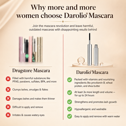 💖Buy 1 Get 1 FREE✨ Darolio®Waterproof Curling & Lengthening Mascara ✨