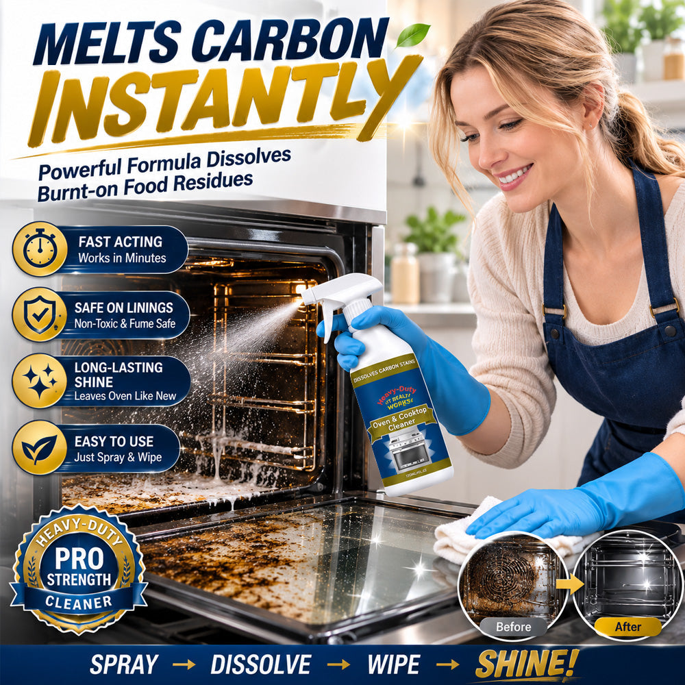 🔥LAST DAY 50% OFF🔥Heavy Duty Oven & Cooktop Cleaner Spray🧼