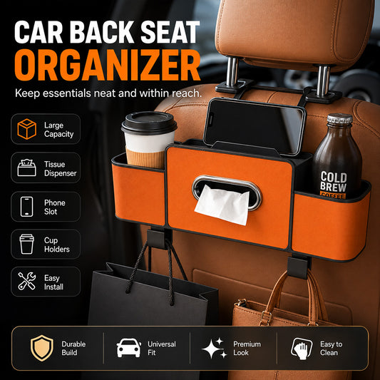 ⏳LAST DAY SALE 50% OFF!!⚡50K+ SOLD!✨Multifunctional car seat rear storage box