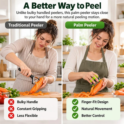 🥳2026 HOT SALE🥳💞50K+ SOLD! 🥕 49% OFF! Ergonomic Two-Finger Fruit and Vegetable Peeler