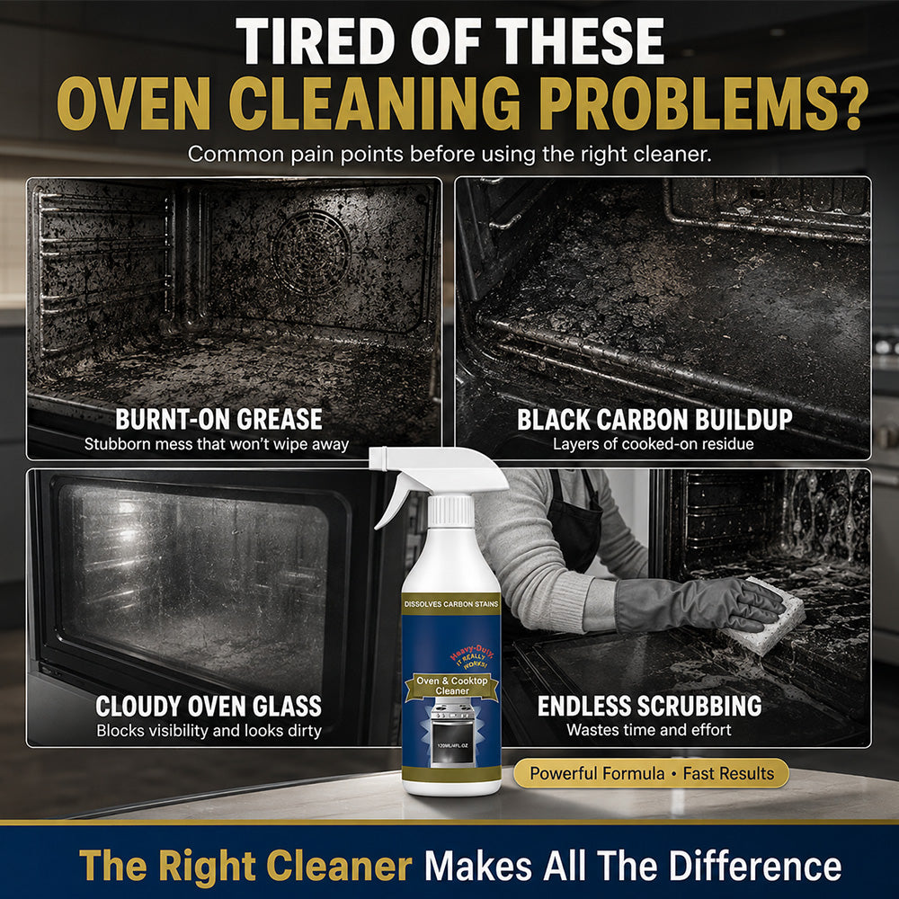 🔥LAST DAY 50% OFF🔥Heavy Duty Oven & Cooktop Cleaner Spray🧼