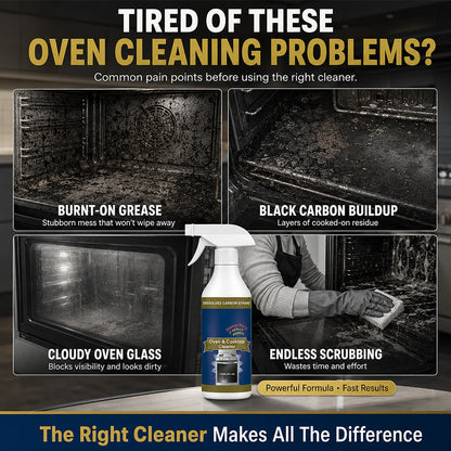 🔥LAST DAY 50% OFF🔥Heavy Duty Oven & Cooktop Cleaner Spray🧼