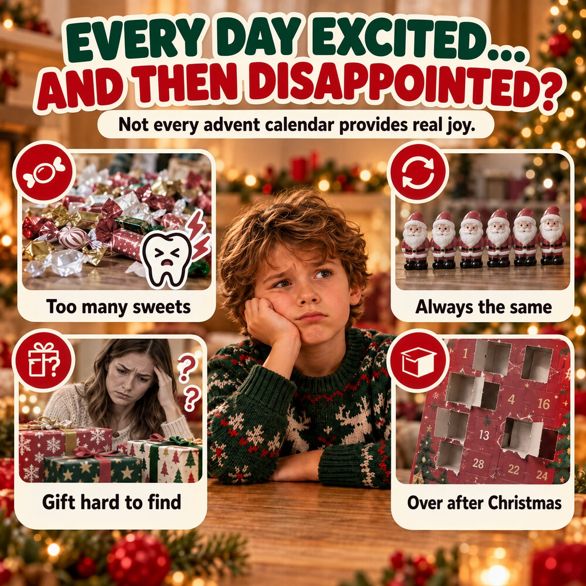 upsell🔥LIMITED-TIME 50% OFF! 2026 Christmas Dumpling Advent Calendar, 24-Day Countdown • Twenty Four Days Of Squishy - Dumpling Advent Calendar