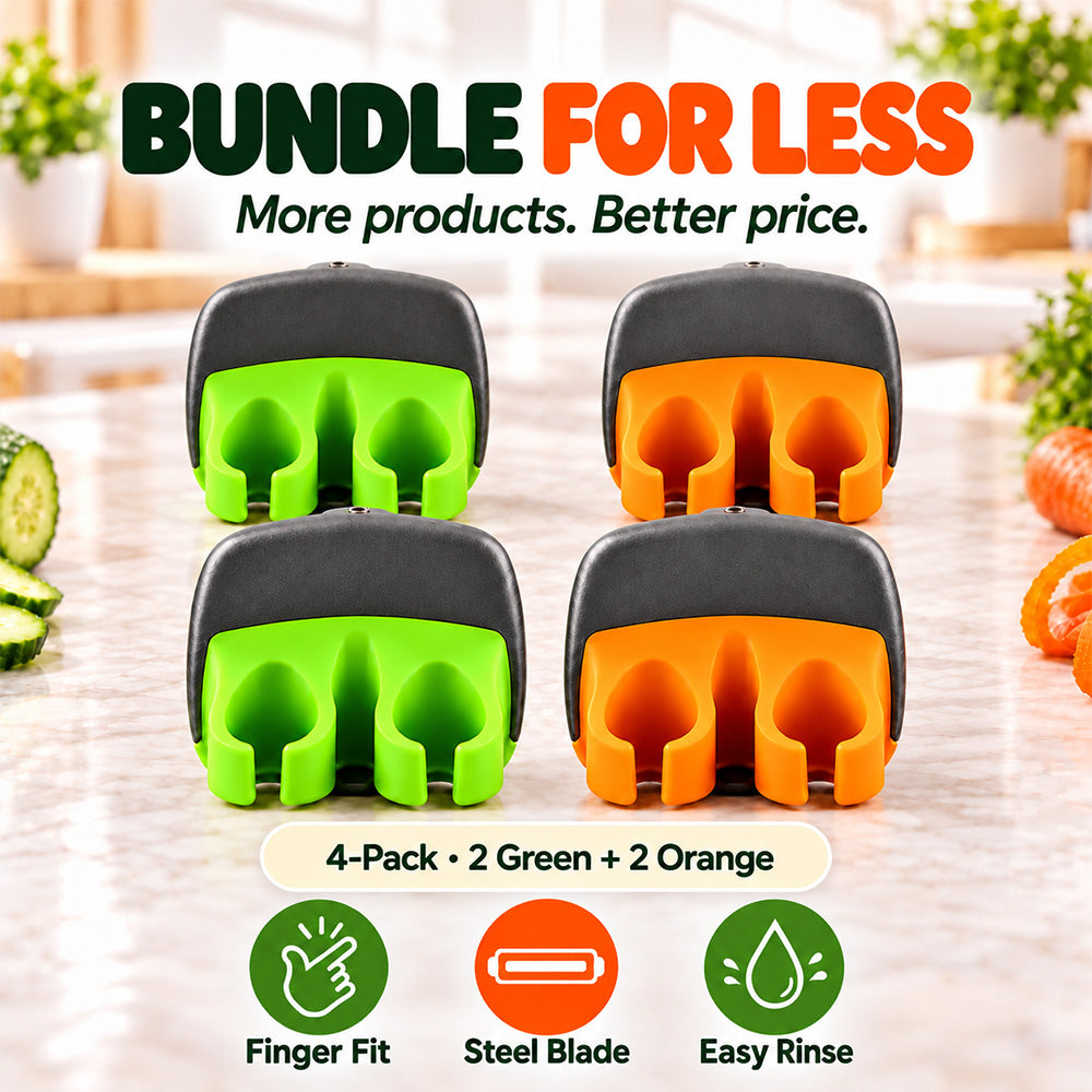 🥳2026 HOT SALE🥳💞50K+ SOLD! 🧣❄️ 50% OFF!Ergonomic Two-Finger Fruit and Vegetable Peeler