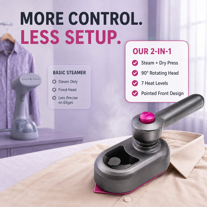 upsell💨💞2026 HOT SALE 50% OFF! 🧺Garment Steamer for Clothes Portable Travel Clothing Steamer Iron📍GB