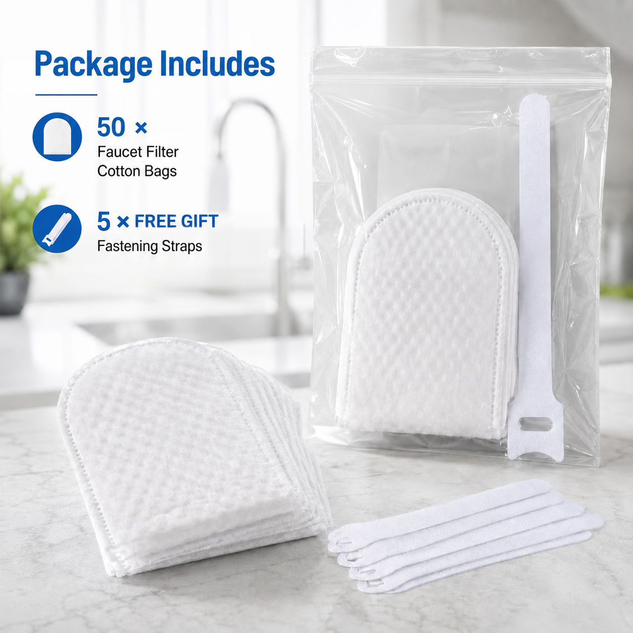 ❤️BUY 1 set ( 50 PCS🎁FREE 5 Zip Ties )
