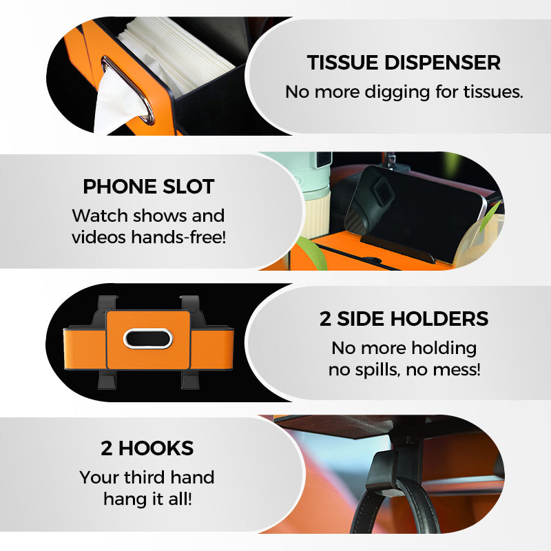 upsell⏳LAST DAY SALE 50% OFF!!⚡50K+ SOLD!✨Multifunctional car seat rear storage box