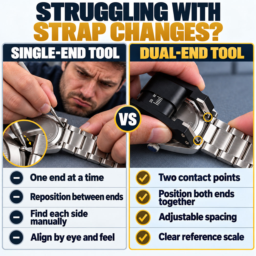 Watch Repair Tool V Shaped Spring Bar Pliers and Tweezers Kit for Strap Removal