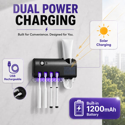 🎁Clearance Sale 50% OFF💥Smart UV Sterilizing Toothbrush Holder🦷