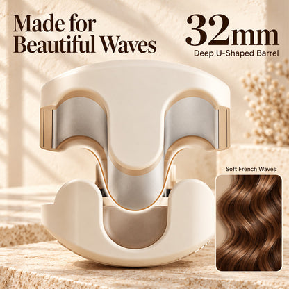 upsell🌸 LIMITED-TIME 50% OFF! ✨ 32MM Wavy Hair Curler – Big Bouncy Curls, 4 Adjustable Heat Settings & Negative Ion Care – Salon-Quality Styling at Home 💇‍♀️