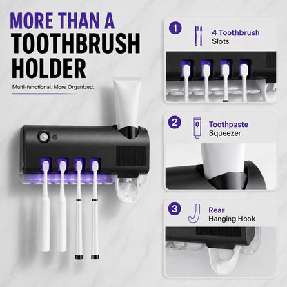 🎁Clearance Sale 50% OFF💥Smart UV Sterilizing Toothbrush Holder🦷