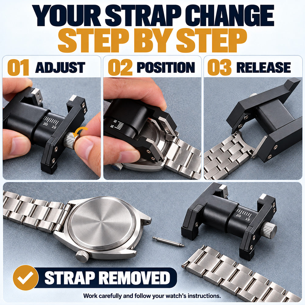 Watch Repair Tool V Shaped Spring Bar Pliers and Tweezers Kit for Strap Removal