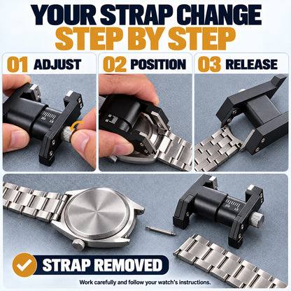Watch Repair Tool V Shaped Spring Bar Pliers and Tweezers Kit for Strap Removal
