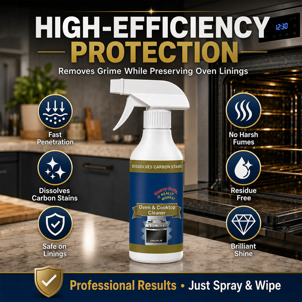 🔥LAST DAY 50% OFF🔥Heavy Duty Oven & Cooktop Cleaner Spray🧼