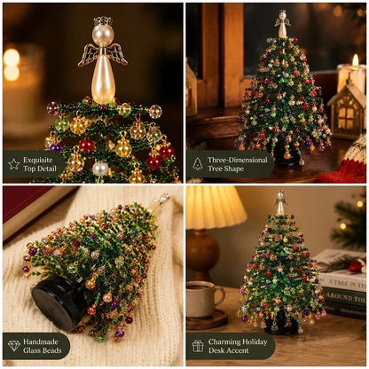 🎄✨ DIY Beaded Christmas Tree Kit – 🎅Create Your Own Sparkling Holiday Decoration🔥
