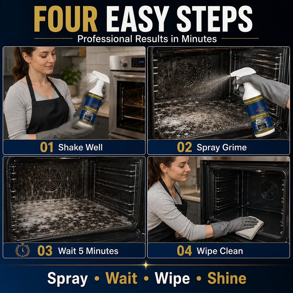 🔥LAST DAY 50% OFF🔥Heavy Duty Oven & Cooktop Cleaner Spray🧼