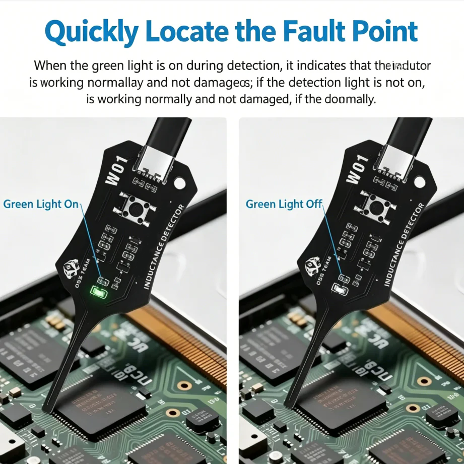 🥳2026 HOT SALE🥳💞50K+ SOLD!💡⚙️ 50% OFF! In-Circuit Inductor Tester – One-button simplicity, clear indicator. Non-contact, rapid diagnosis. A must-have for electronics repair. 📟🕊️