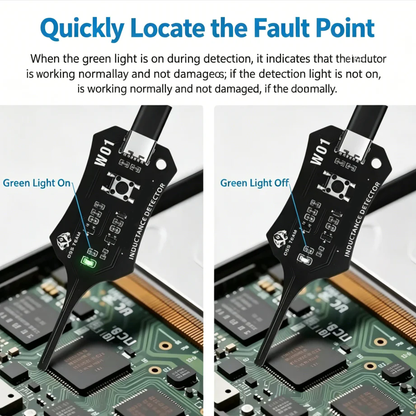 🥳2026 HOT SALE🥳💞50K+ SOLD!💡⚙️ 50% OFF! In-Circuit Inductor Tester – One-button simplicity, clear indicator. Non-contact, rapid diagnosis. A must-have for electronics repair. 📟🕊️