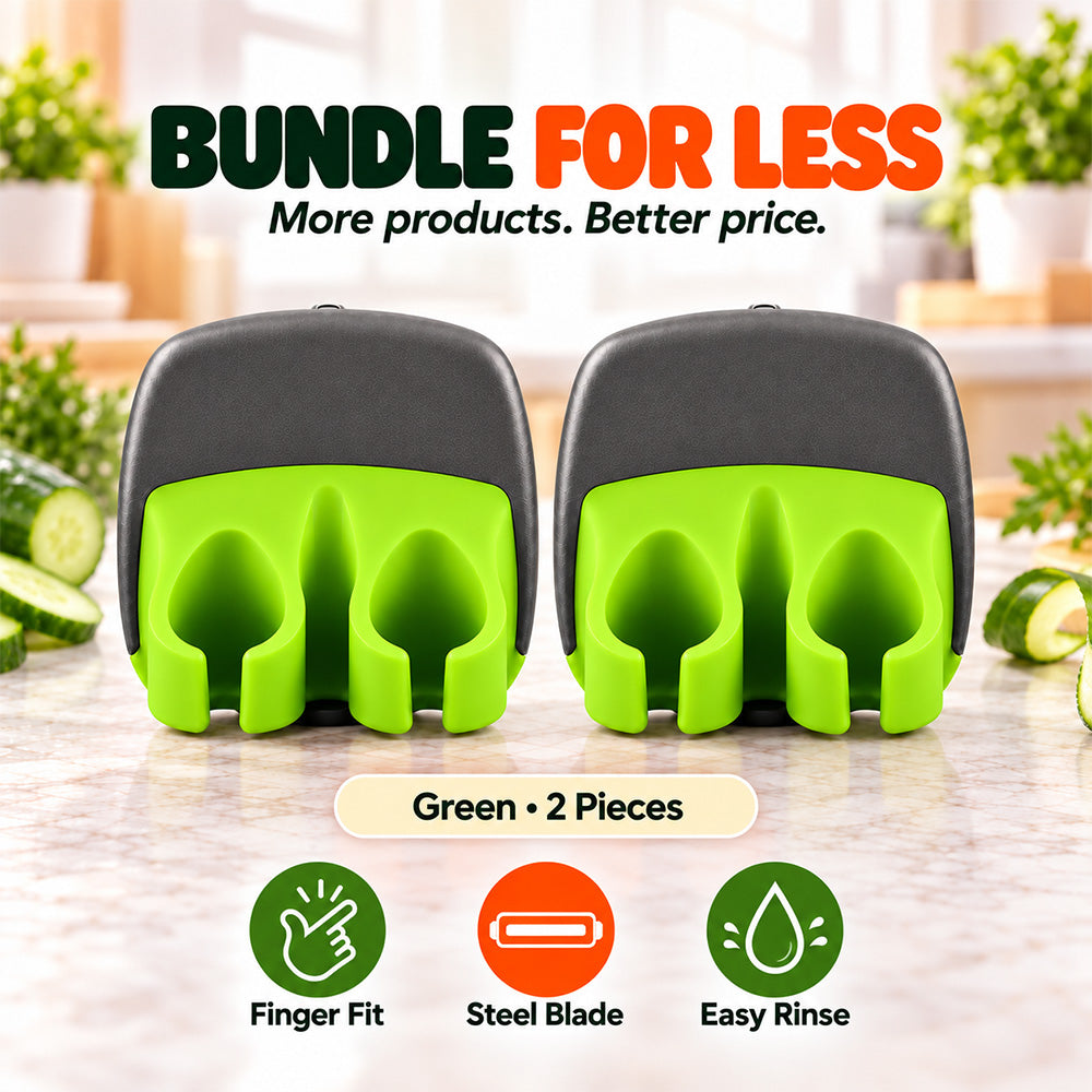 🥳2026 HOT SALE🥳💞50K+ SOLD! 🧣❄️ 50% OFF!Ergonomic Two-Finger Fruit and Vegetable Peeler