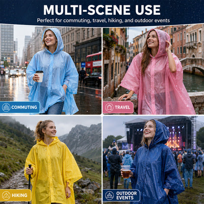 upsell 🌧️50% OFF NOW! Pocket‑Size Disposable Raincoat for Unexpected Showers, Compact Ball‑Packaged Waterproof Emergency Poncho, One‑Size‑Fits‑All Lightweight Rain Protection for Travel, Hiking & Outdoor Events