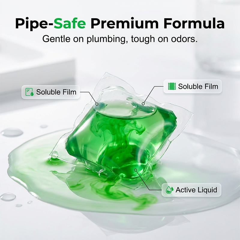 upsell🌿💧Bio-Enzyme Drain Deodorizer Capsules🌸Drop In • Dissolve • Freshen Drains
