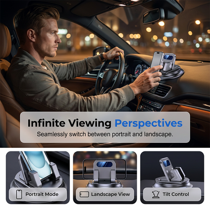 60%🚗 40% OFF NOW!📱 Rotating Dashboard Car Phone Holder – 360° Adjustable & Anti-Slip – Hands-Free Phone Mount 🛡️