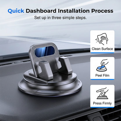 60%🚗 40% OFF NOW!📱 Rotating Dashboard Car Phone Holder – 360° Adjustable & Anti-Slip – Hands-Free Phone Mount 🛡️