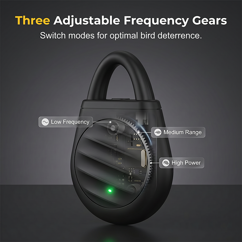 🏆 Last Day Special Price £14.99 ! 🐦Buy 2 Get 1 Free🎁No more trouble from birds, beasts and locusts！Portable Ultrasonic Bird Repellent Keychain