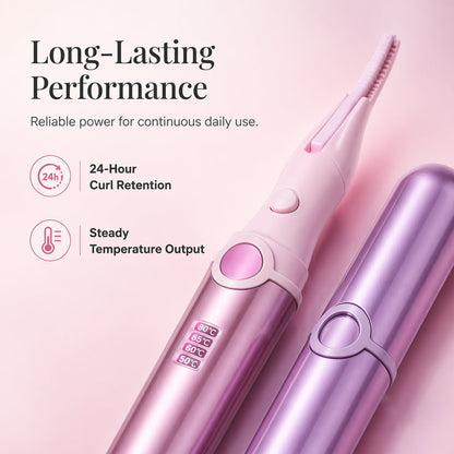 ⏳LAST DAY SALE 60% OFF !!💗✨Rechargeable Heated Eyelash Curler | Get Long-Lasting Perfect Lash Curls Anytime🔋
