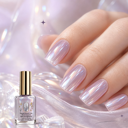 upsell💅 40% OFF !! ⏰ Lilac Glossy Nail Strengthener – Strengthen Weak Nails & Restore Natural Shine