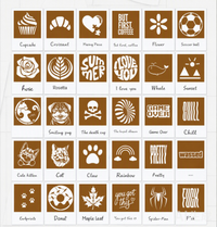 30 Random Stencils