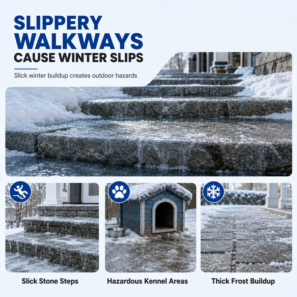 🐾 Fast Pet-Safe Outdoor De-Icing & Snow Melting Spray❄️