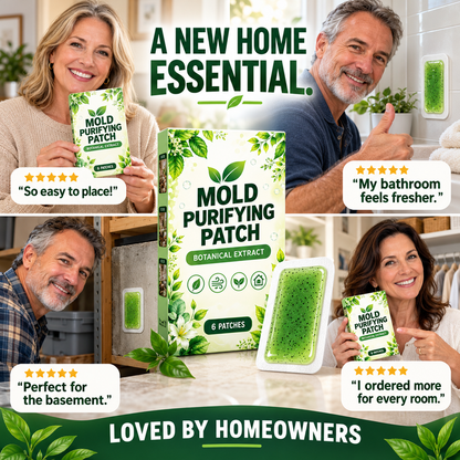upsell🧪6Pcs Mold Purifying Patches, Botanical Mildew Remover for Bathroom, Kitchen & Damp Areas